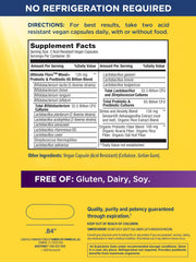 Renew Life Mood capsules out of bottle illustrate convenient daily use for gut health.