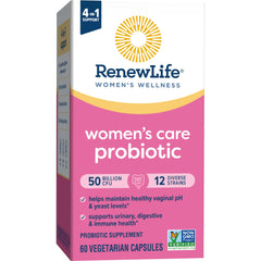 Renew Life US-made packaging emphasizes quality and purity.