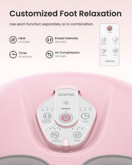 RENPHO 2026 model foot massager with customizable intensity levels.