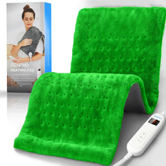 RENPHO heating pad back-neck-shoulder coverage delivers fast soothing warmth