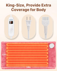 RENPHO heating pad designed for neck and shoulders to target tension.
