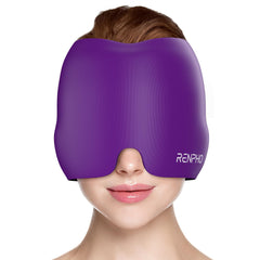 RENPHO Migraine Relief Cap worn on head for soothing cold pressure