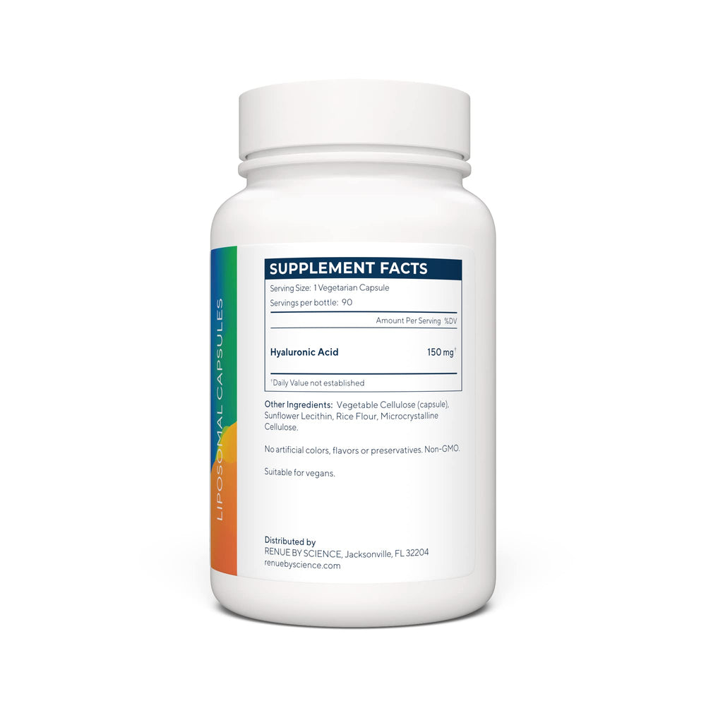 Renue By Science HLA label detail noting non-GMO quality.