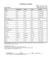 Renue By Science Restore PM label closeup emphasizes non-GMO USA-made quality and testing