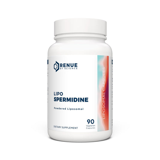 Renue By Science spermidine bottle packaging for daily use