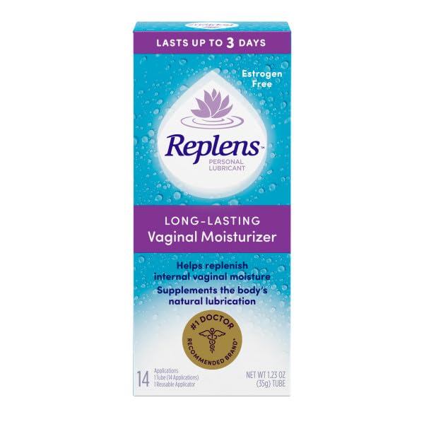 Replens applicator in use demonstrates easy, mess-free application