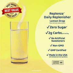 Replenza Daily Replenisher collagen peptides for hydration and skin elasticity