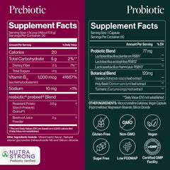 ResBiotic prebeet powder tub highlighting prebiotic fiber for gut and GLP-1 support