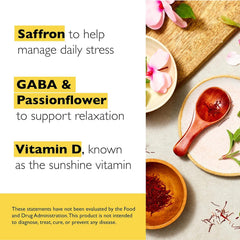 RESCUE Bach Plus Mood & Stress Gummies label emphasizes natural ingredients