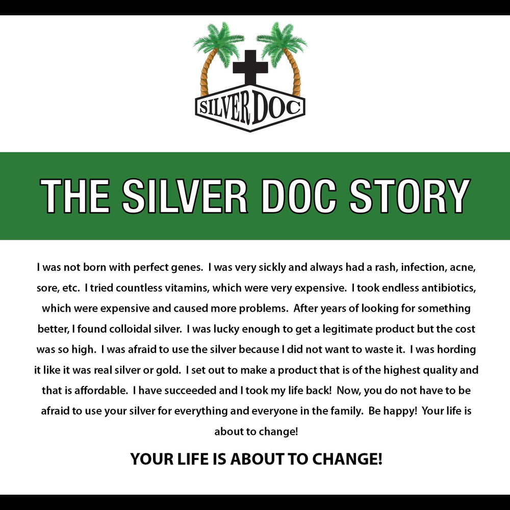 Research Labs Silver Doc hydrosol sealed cap hints at product integrity.