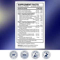 Research Verified Blood Booster packaging shows 60 capsules for monthly use.