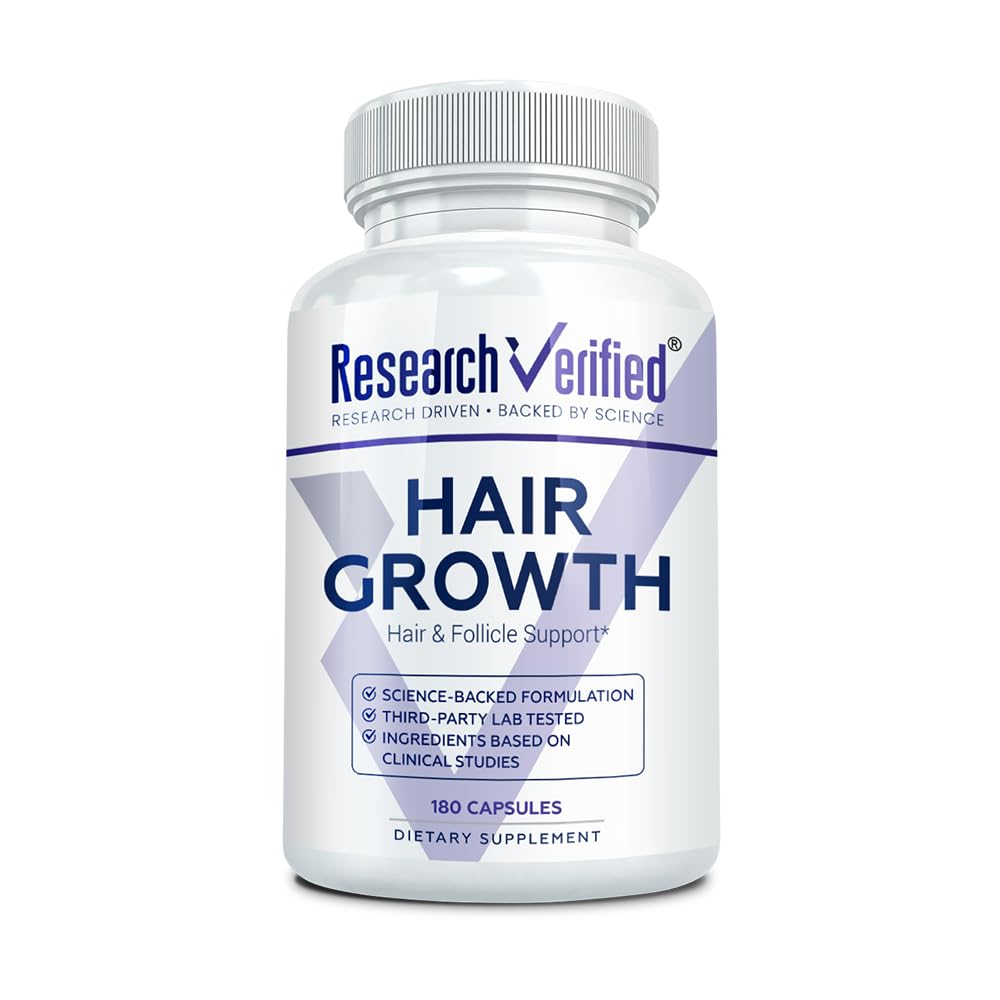 Research Verified Hair Growth Support bottle for daily hair health