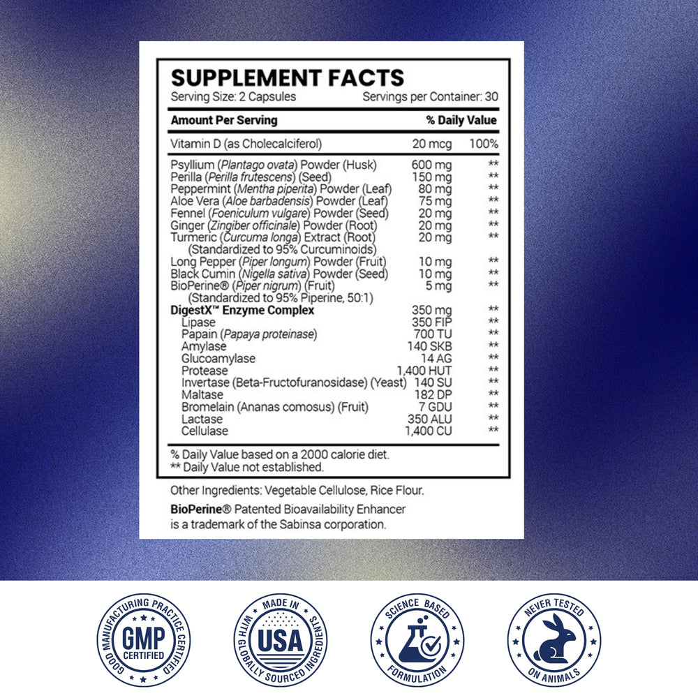 Research Verified IBS Relief six-pack image suggests ongoing support with six bottles.