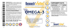Research Verified Omega 3-1800mg lifestyle shot for daily use