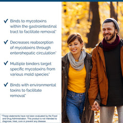 Researched Nutritionals MycoPul label closeup notes humic fulvic and zeolite content