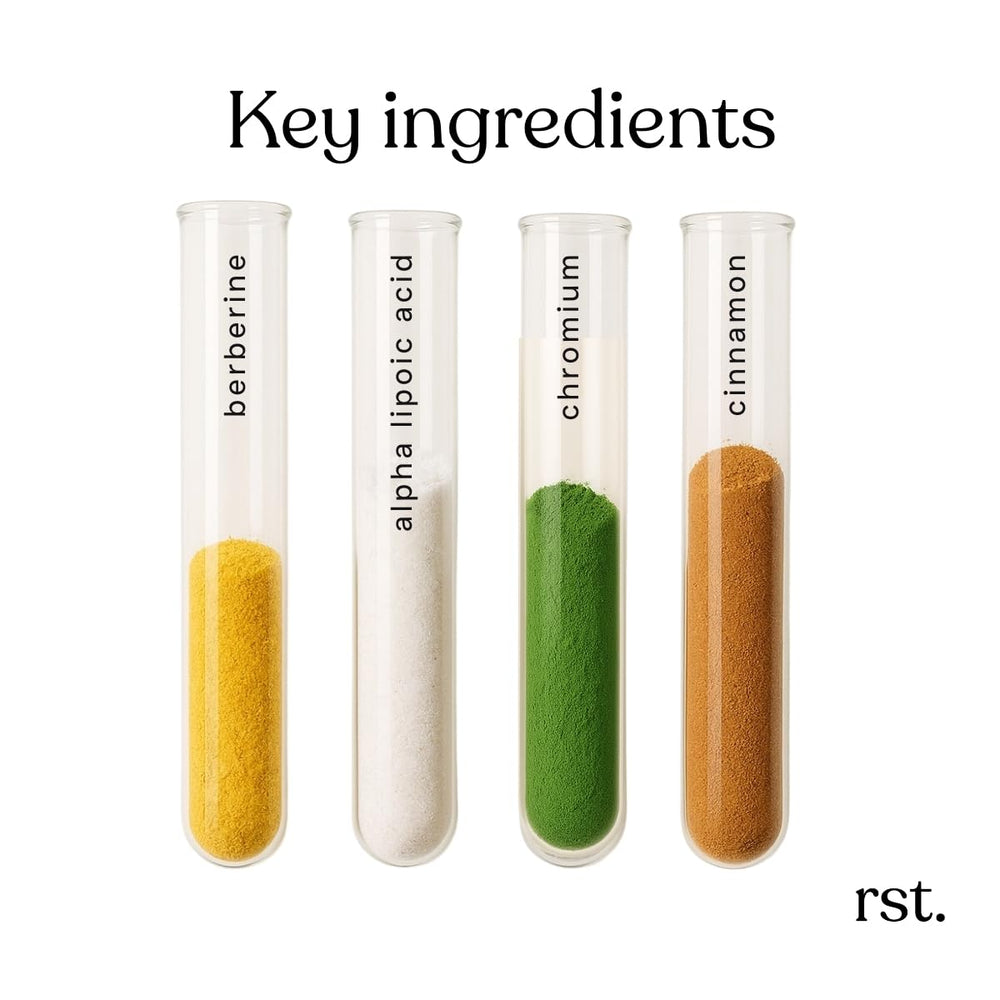 Reset Wellness Berberine+ daily routine setup on desk suggests simple supplement habit