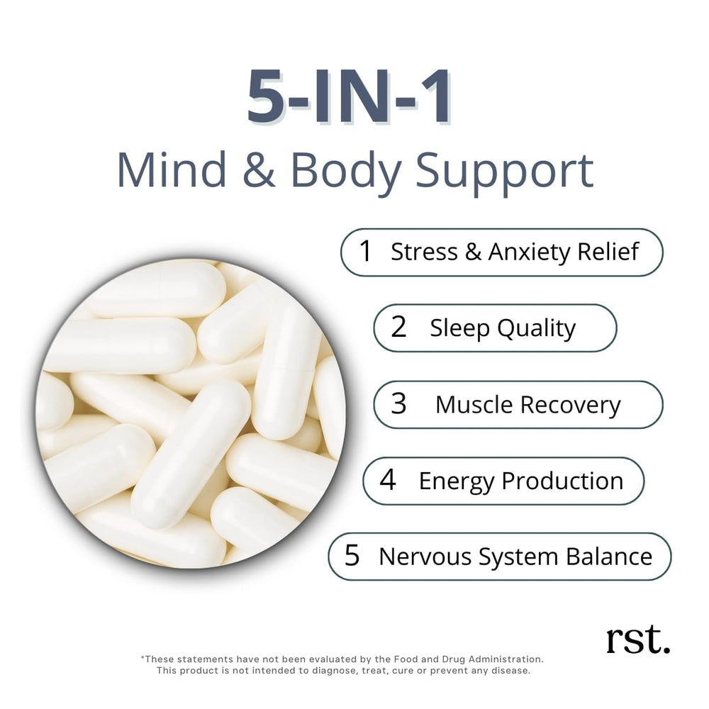 Reset Wellness M3+ label emphasizes science-backed ingredients for daily balance.