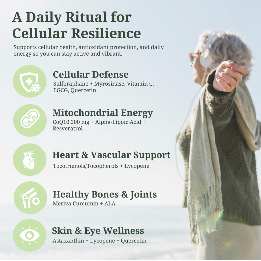 ResilienZ-12 bottle on desk evokes simple, consistent daily wellness