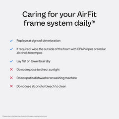 ResMed AirFit F30i frame secure-fit supports customized comfort night after night