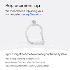 ResMed AirFit N30i easy-install replacement frame for quick setup.
