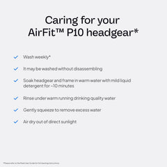 ResMed AirFit P10 nasal pillows cushion not included compatible with standard frames