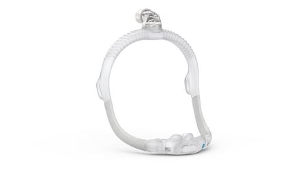 ResMed AirFit P30i frame with top head tube connection for freer movement during sleep