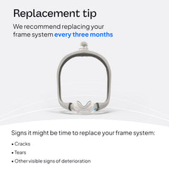 ResMed AirTouch N30i SpringFit frame adjusts to head and face.