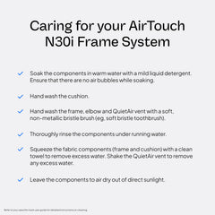 ResMed AirTouch N30i quick-release elbow enables easy detachment from tubing.