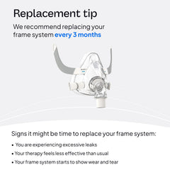 ResMed CPAP frame built for durability and long-term nightly use.