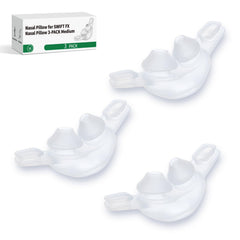 RespWellness Swift FX nasal pillow 3-pack for a secure, comfortable fit.