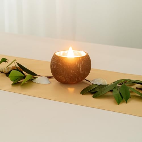 Restaurantware Coco Casa scented candle ideal for dinner ambiance.