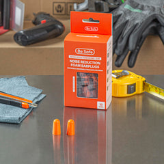 Bullet-shaped Restaurantware earplugs allow easy insertion with secure, comfortable fit.