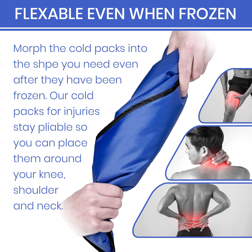 Resters Choice 2-pack ice packs provide convenient hot and cold therapy options.