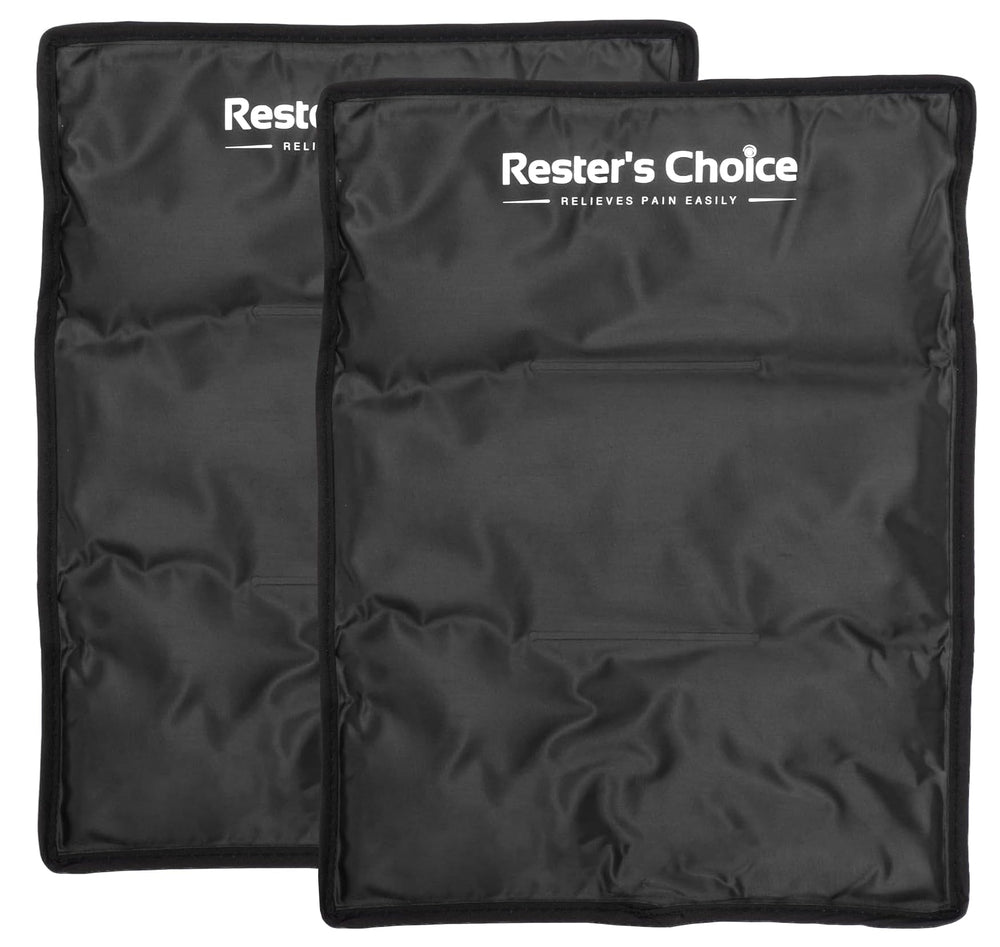 Resters Choice ice pack 11x14 back relief provides targeted cold therapy for swelling control.