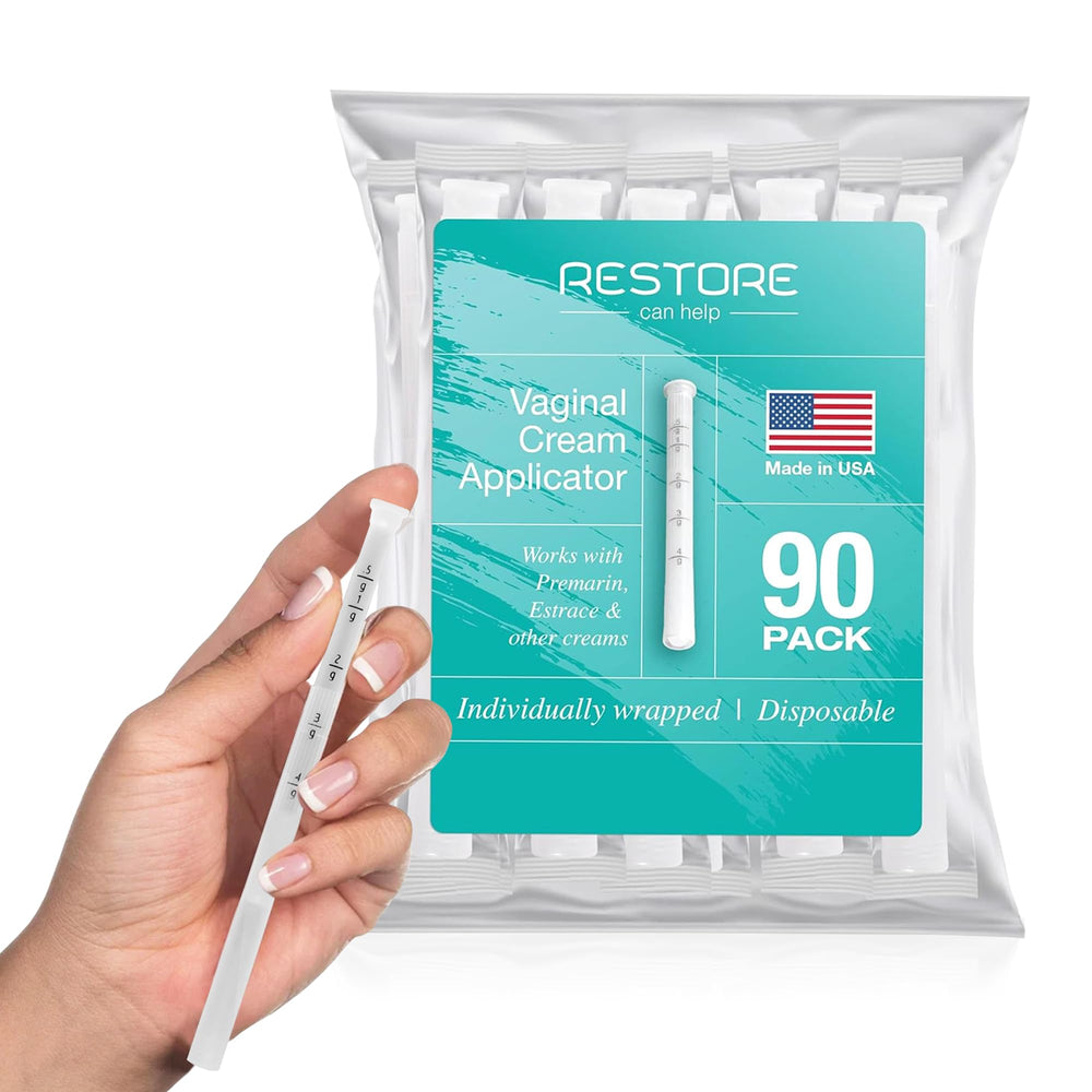 Restore Can Help hygienically sealed disposable vaginal applicator for clean use