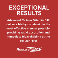 Results RNA gluten-free vegan formula supports clean daily B12 intake