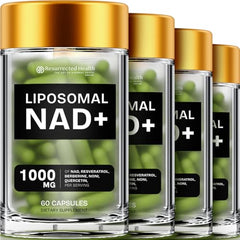 Resurrected Health liposomal NAD bottle ready for daily energy and focus