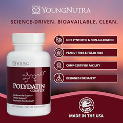 Resveratrol standardized label showing quality and consistency for Mirica