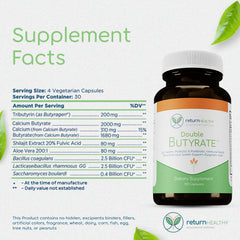 Return Healthy bottle on white surface signals clean, convenient daily care.