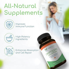 Return Healthy Cryptolepis Concentrate pour shows easy dosing for daily use.