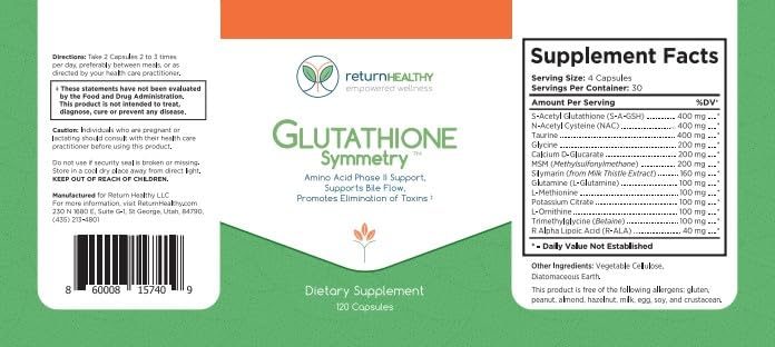Lifestyle scene with Return Healthy Glutathione Symmetry promoting daily ritual