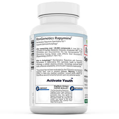 Rapymine bottle highlighting US GMP production and purity testing.