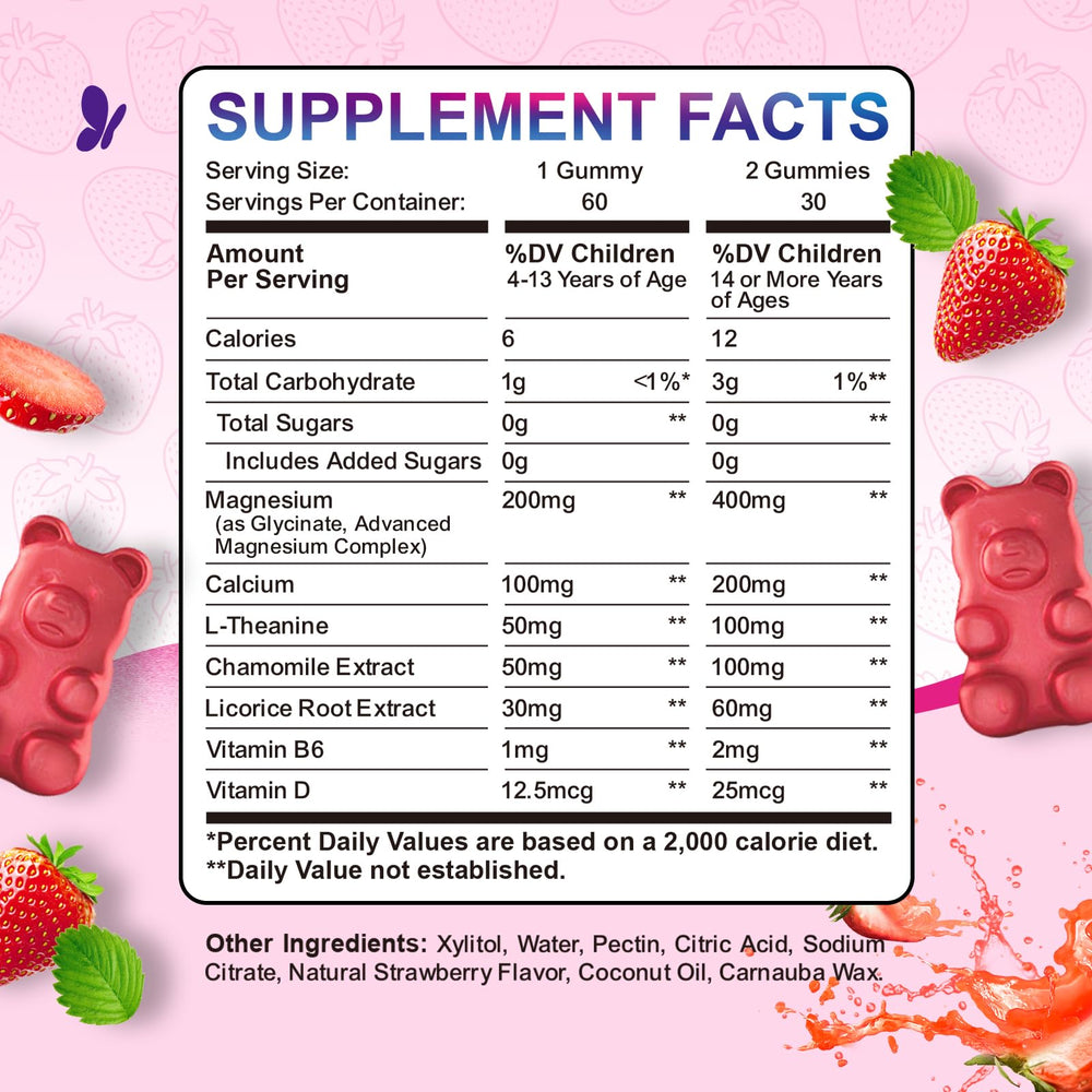 ReviNutra family-friendly magnesium gummies packaging on pantry shelf.