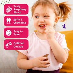 ReviNutra sugar-free raspberry gummies with xylitol for gentle stomach comfort.