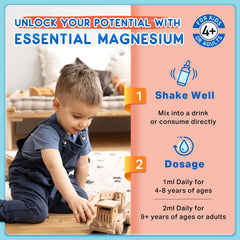 ReviNutra magnesium kids drops ingredients include calcium, zinc and D3 for growth