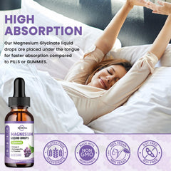 ReviNutra magnesium liquid drops label ingredients highlights magnesium forms and trace minerals.