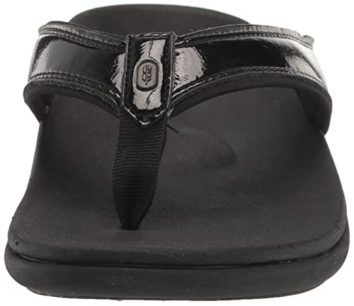 Side view of REVITALIGN Yumi orthotic sandal showing supportive silhouette