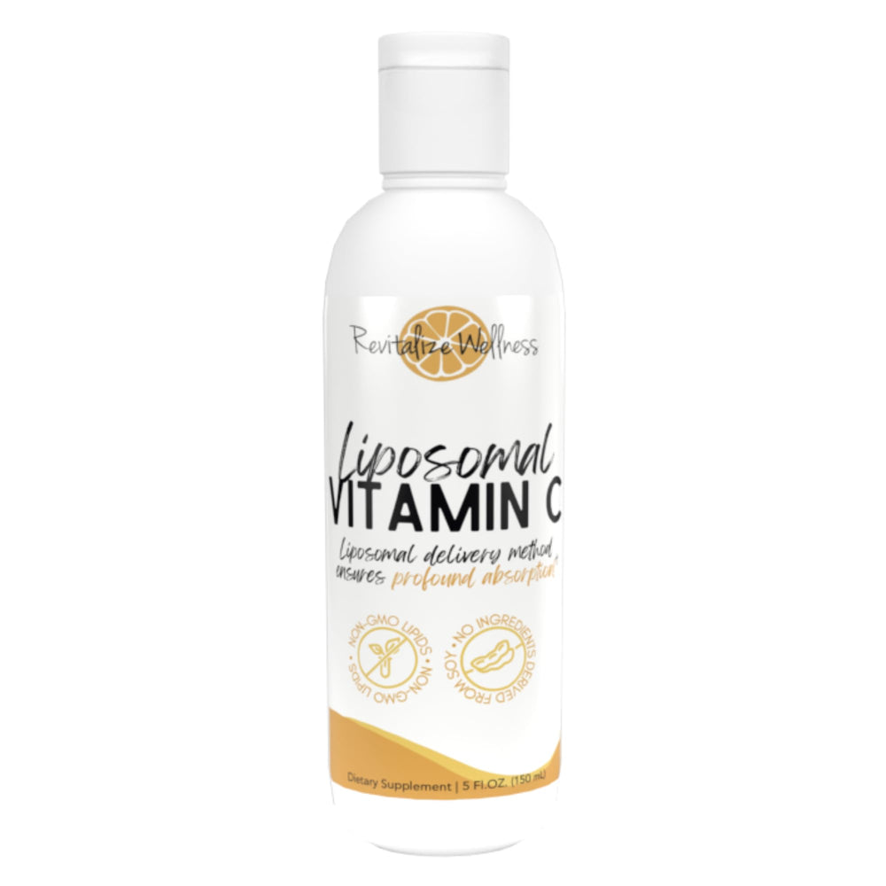 Revitalize Wellness Liposomal Vitamin C bottle for easy daily intake