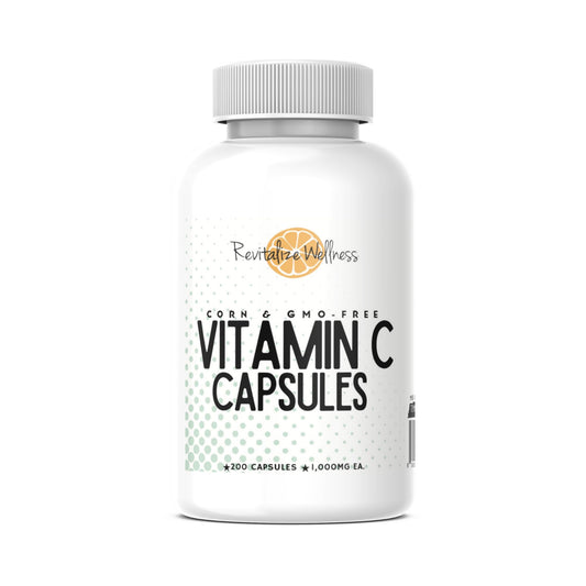 Revitalize Wellness Vitamin C bottle for easy daily immune support
