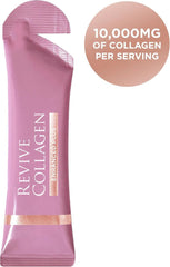 Revive Collagen Enhanced Plus morning hydration glass highlights convenient on the go collagen habit